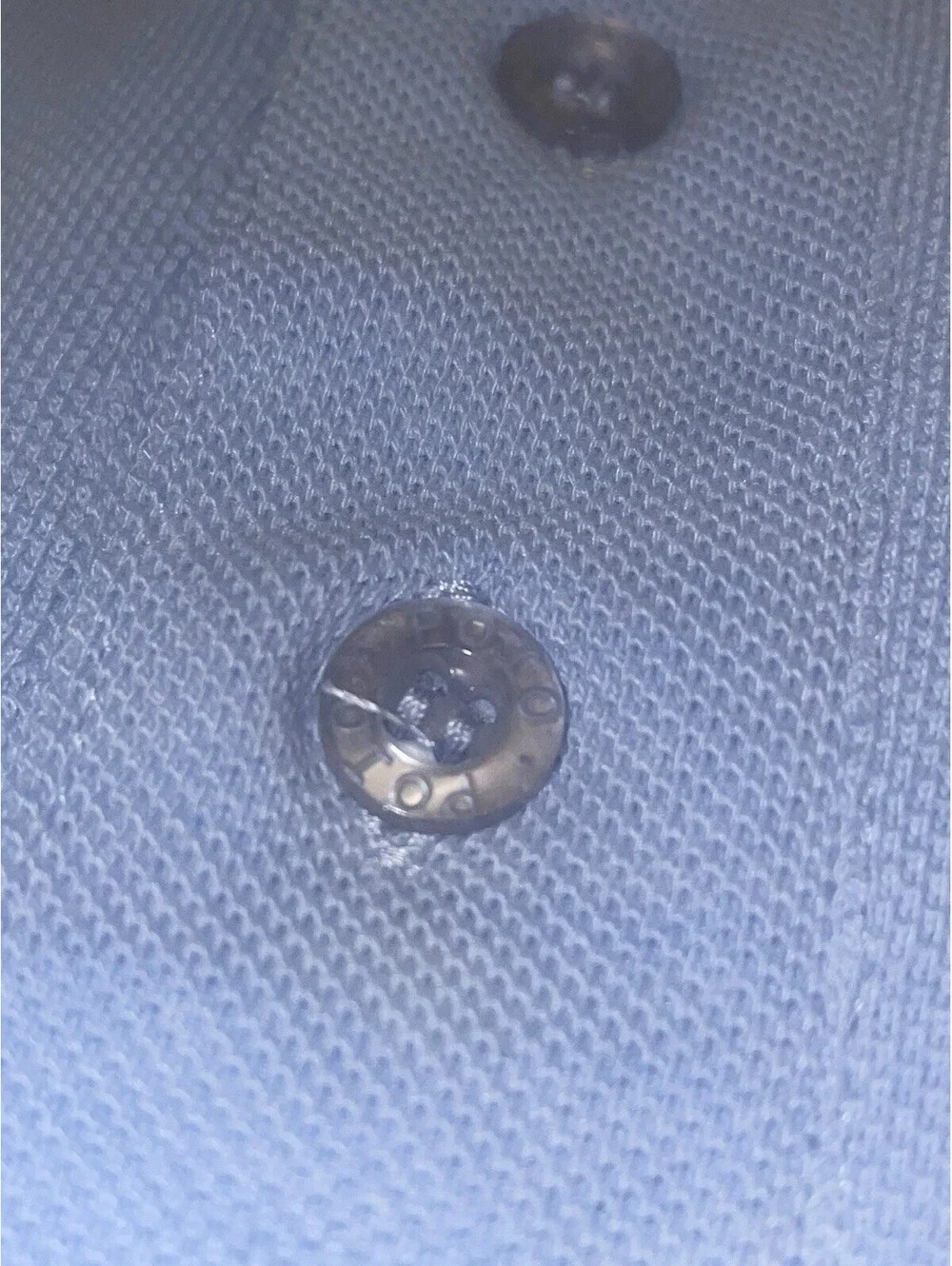 Rare Vintage Polo Ralph Lauren XL – Light Blue on Blue Pony Logo 100% Cotton